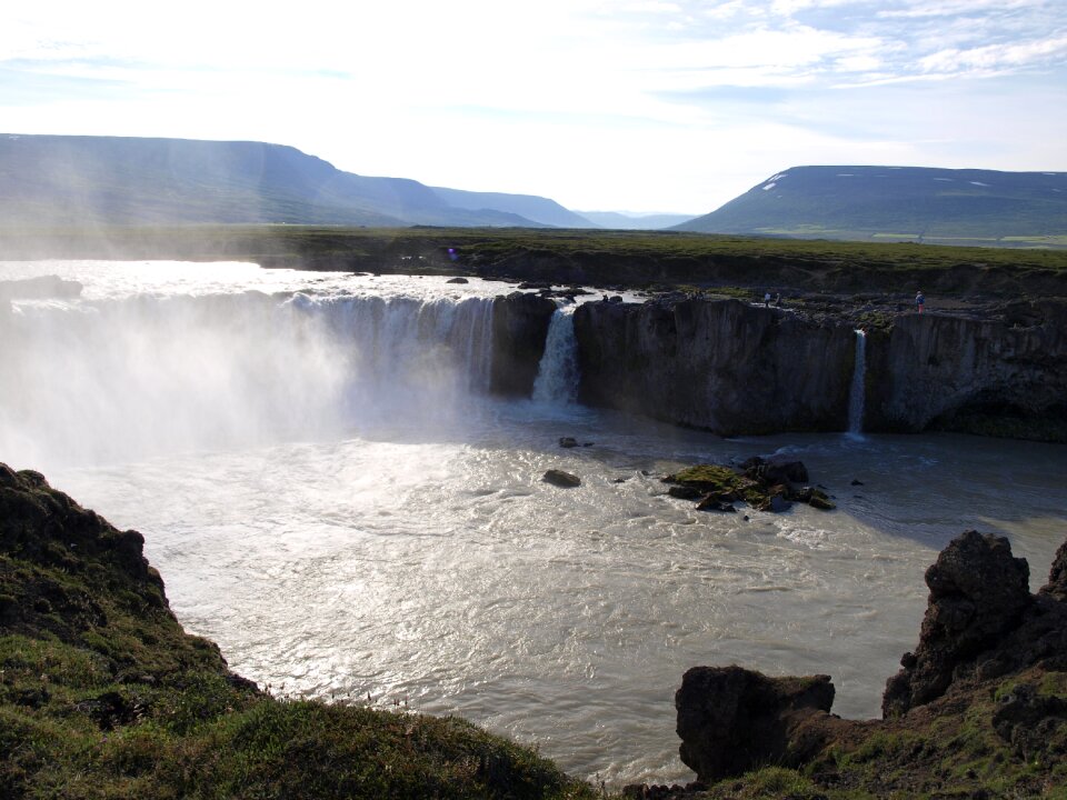 Waterfall water river