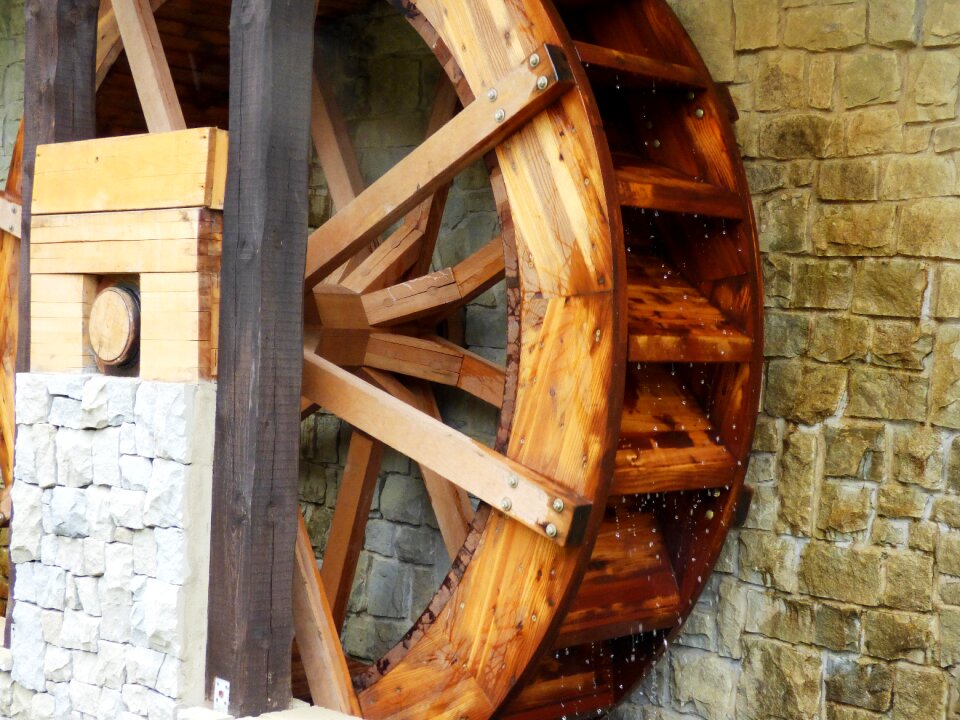 Water ferris wheel machine