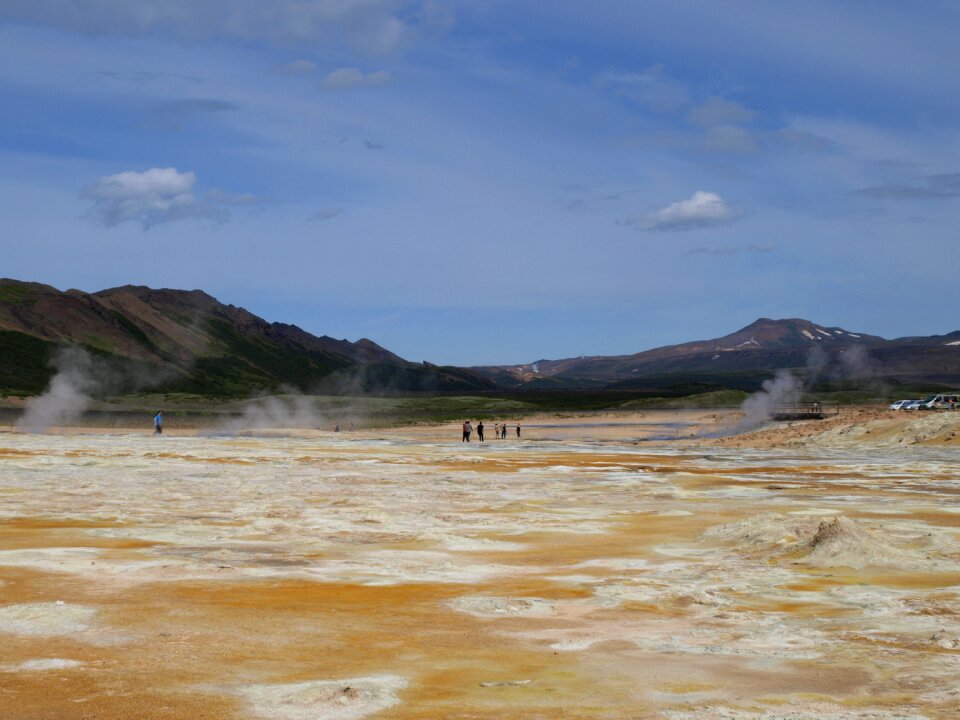 Iceland landscape volcano