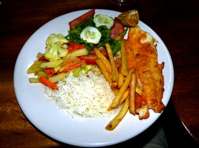 Kitchen vegetables plate