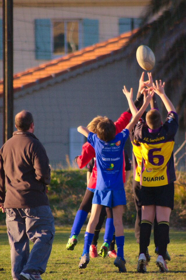 Yellow ball action