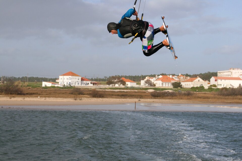 Kitsurf pond saint andrew portugal