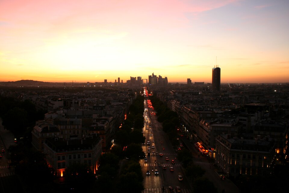Paris triumph arch france