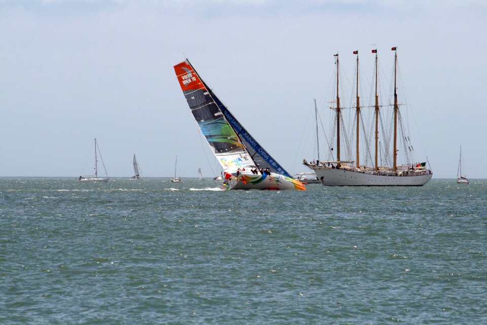 Volvo open race in 2012 lisbon regatta