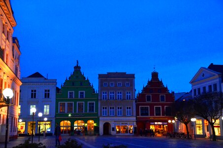 Mecklenburg marketplace night photo