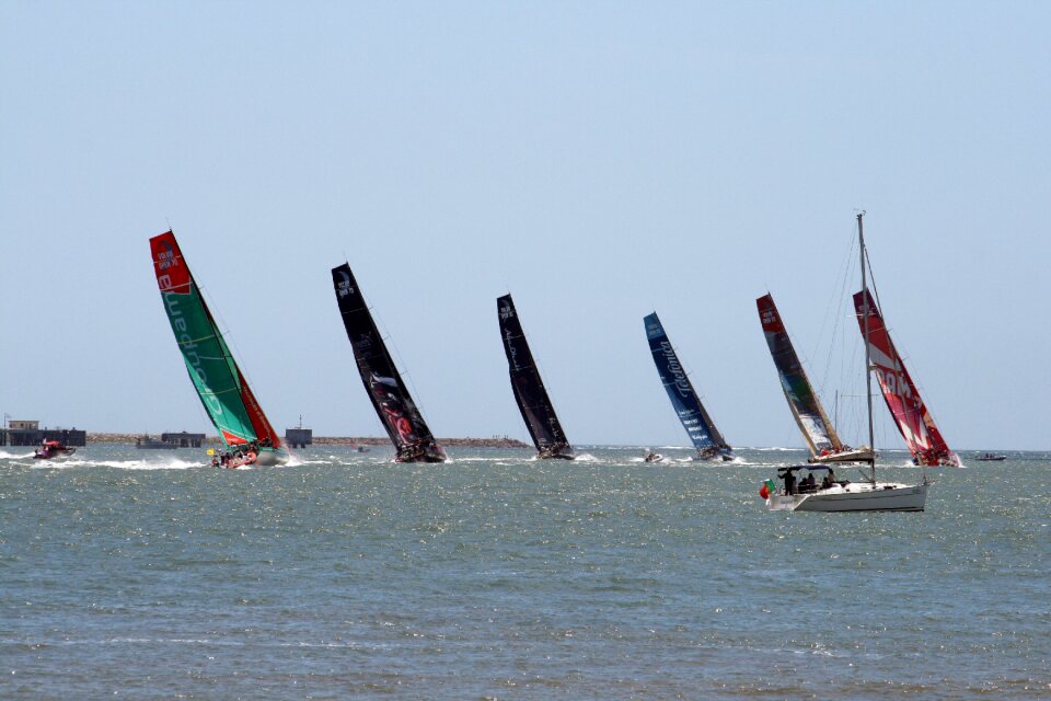 Volvo open race in 2012 lisbon regatta