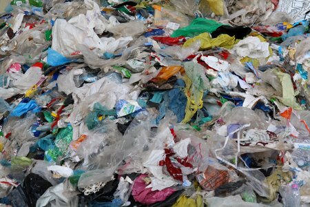 Plastic garbage collection
