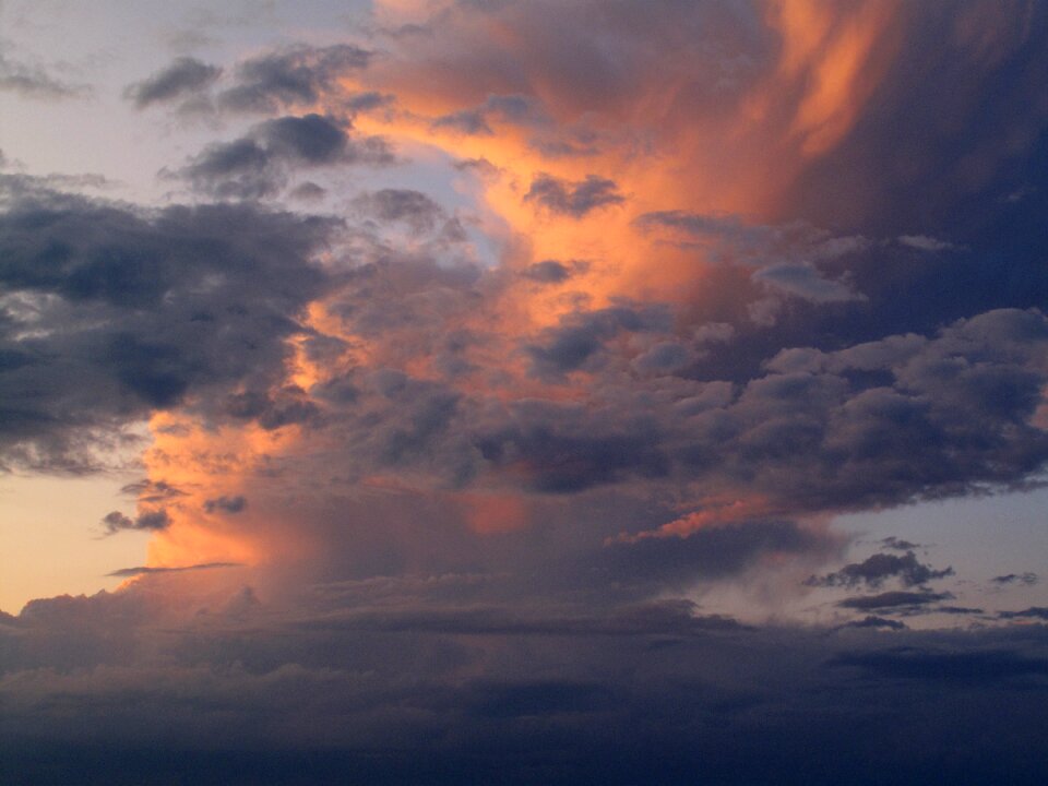 Orange beauty storm