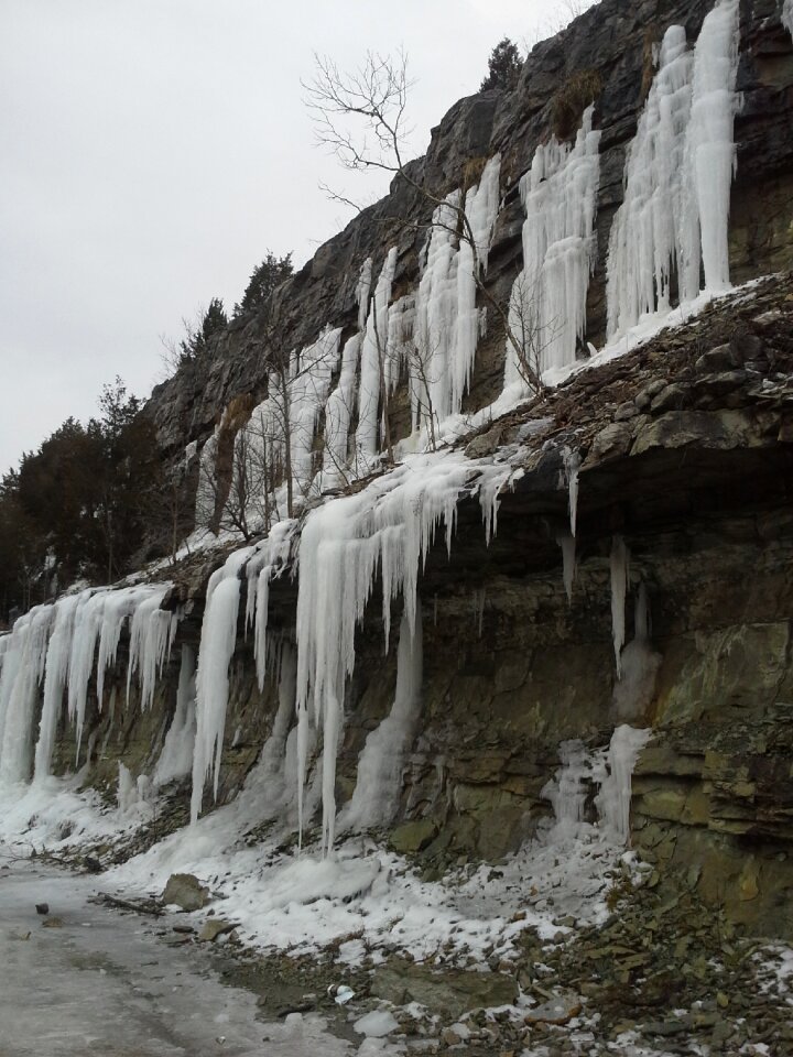 Rocks cold freeze