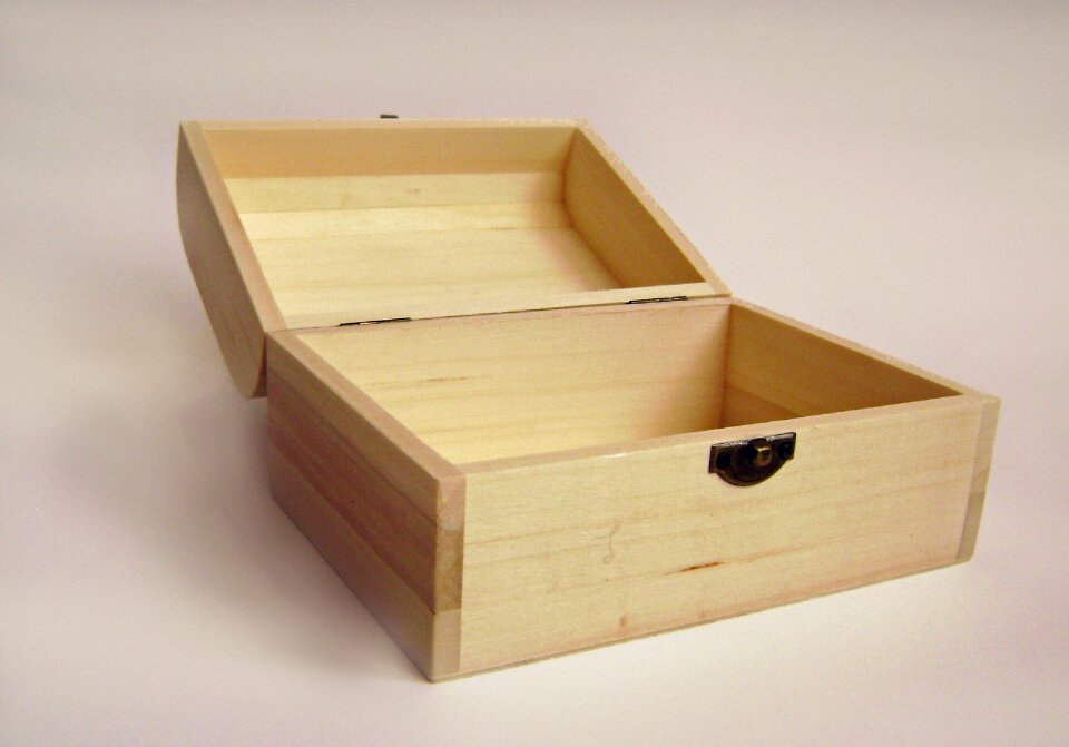 Box wooden box casket