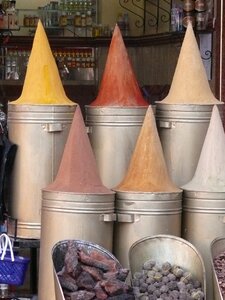 Morocco market spices photo