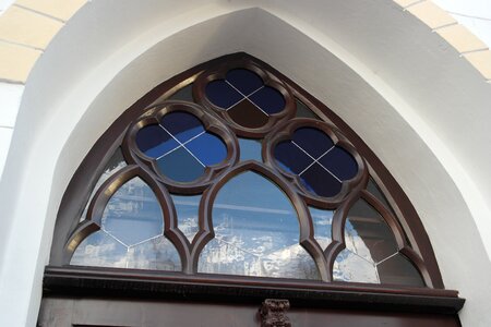 Church window building