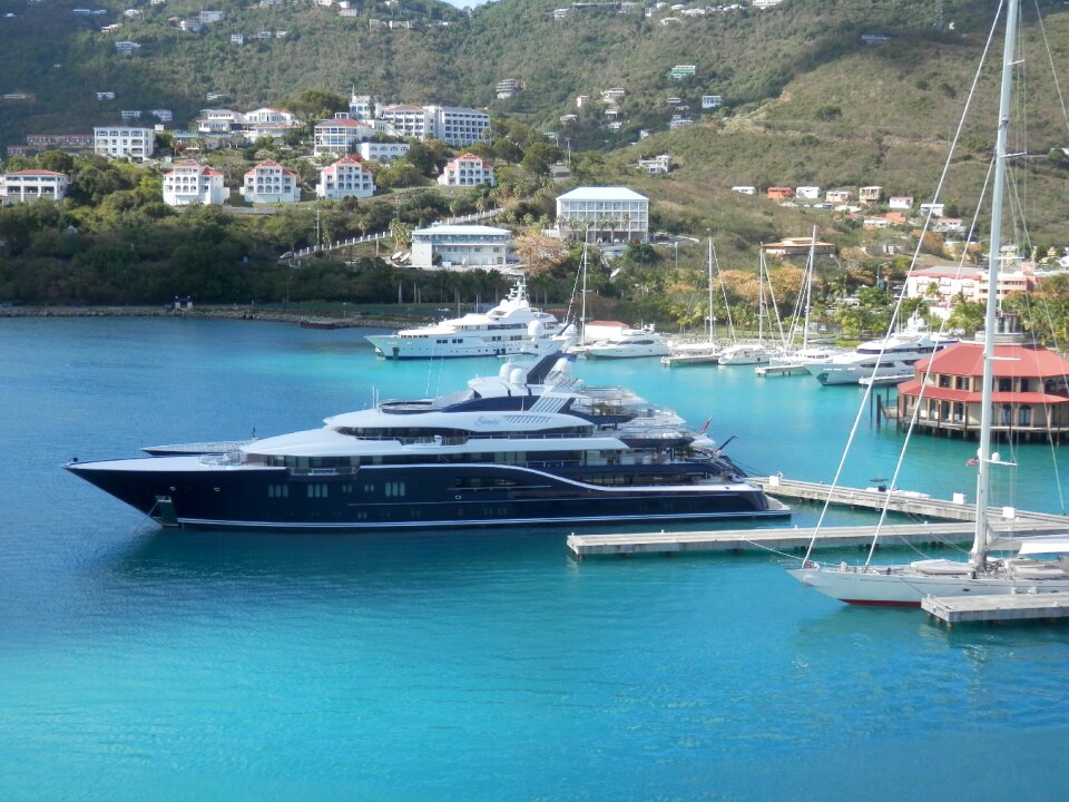 Sea boat harbor