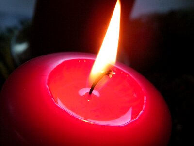 Wax candle heat flame photo