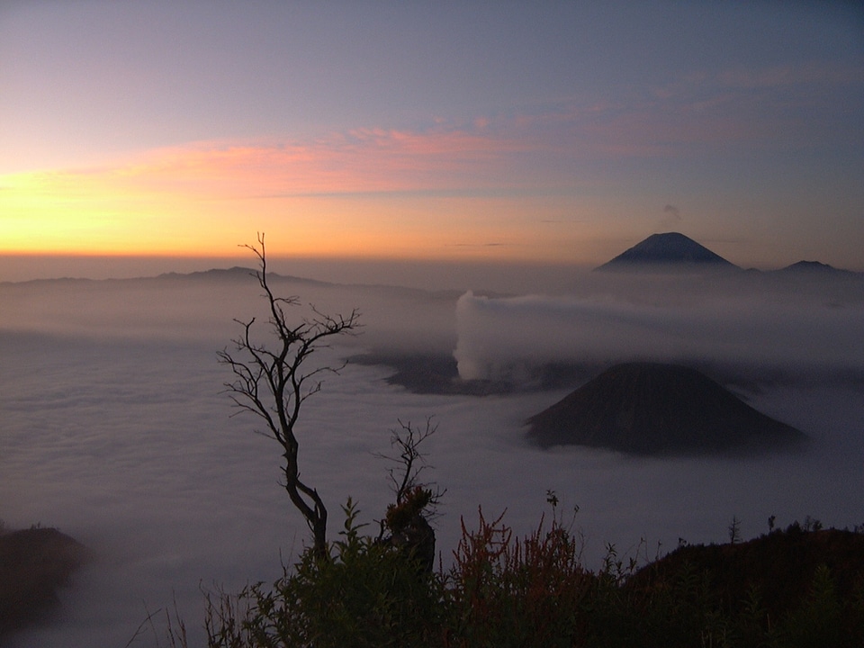 In mount bromo photo