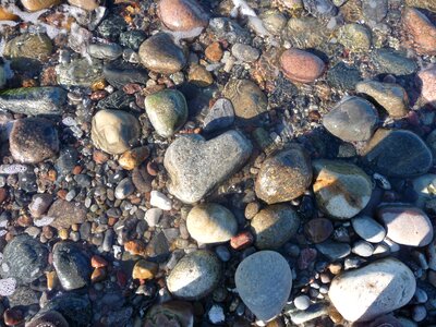 Water flint pebble