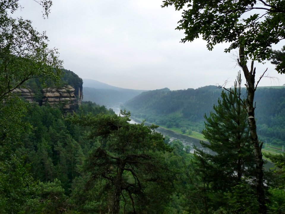 Saxon switzerland landscape elbe