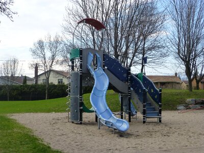 Play plastic slide
