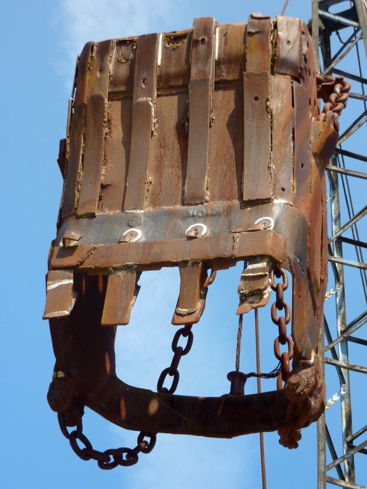 Rusted technology iron