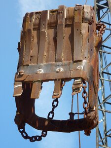 Rusted technology iron