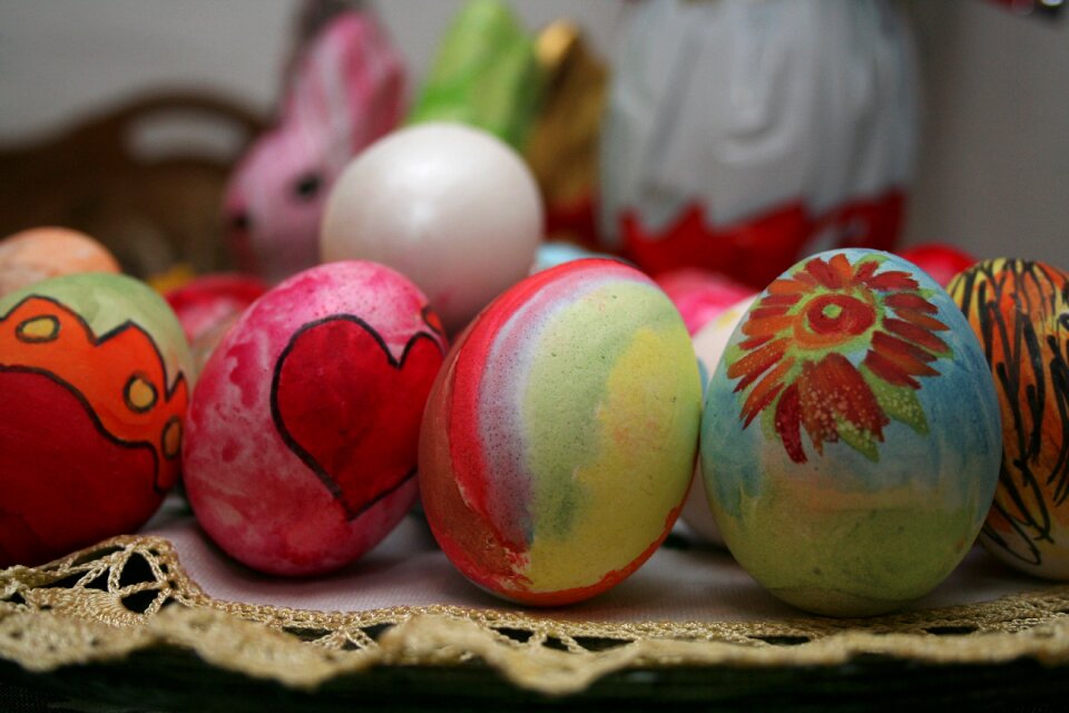 Colorful easter eggs lots of eggs easter eggs