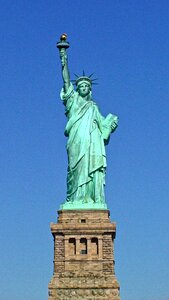 The statue of liberty new york manhattan photo