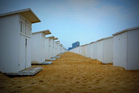 Oostende beach sand