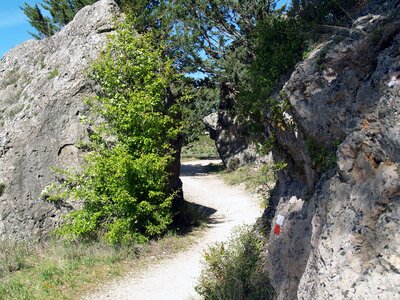 Mountain landscape rock