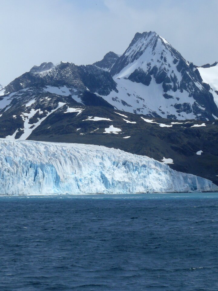 Glacier south georgia ice