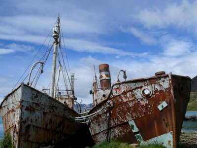 Whalers grytvikken south georgia photo