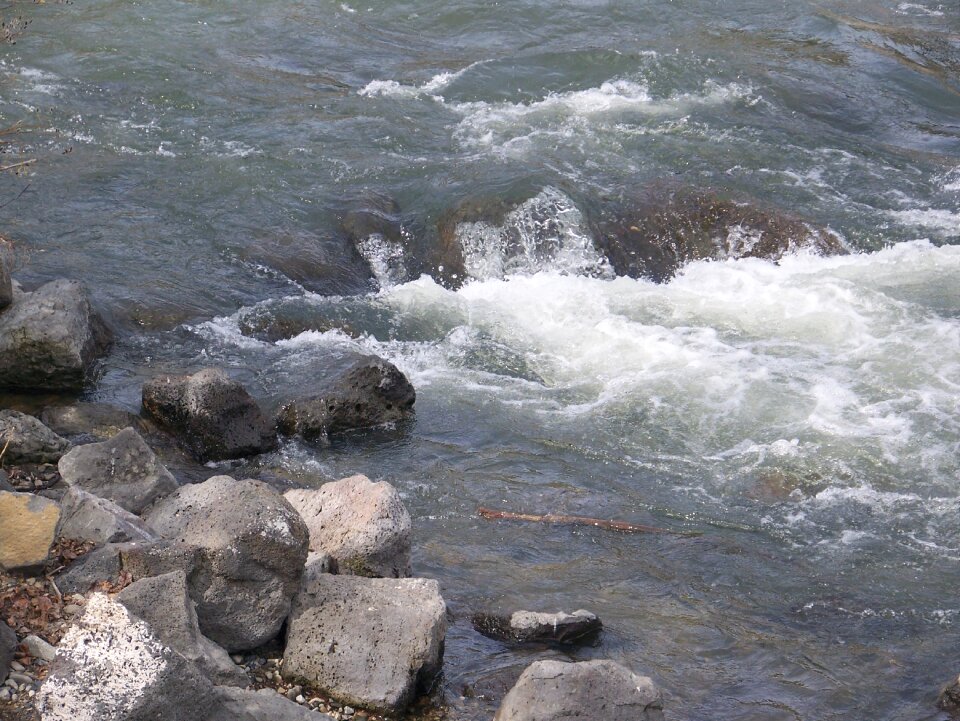 Rapids flow river photo