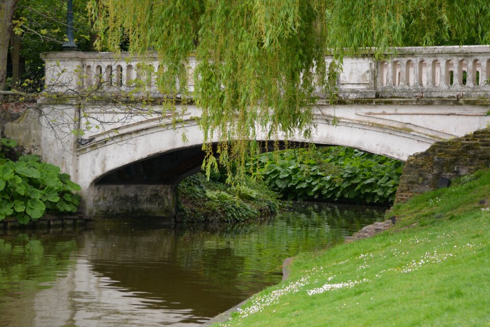 Bridge reflection water