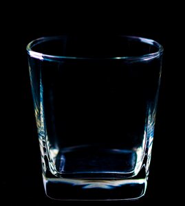 Glass water glass drinking cup photo
