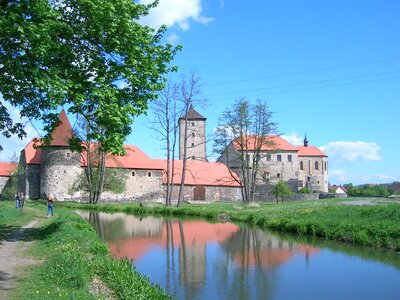 Castle moat places of interest