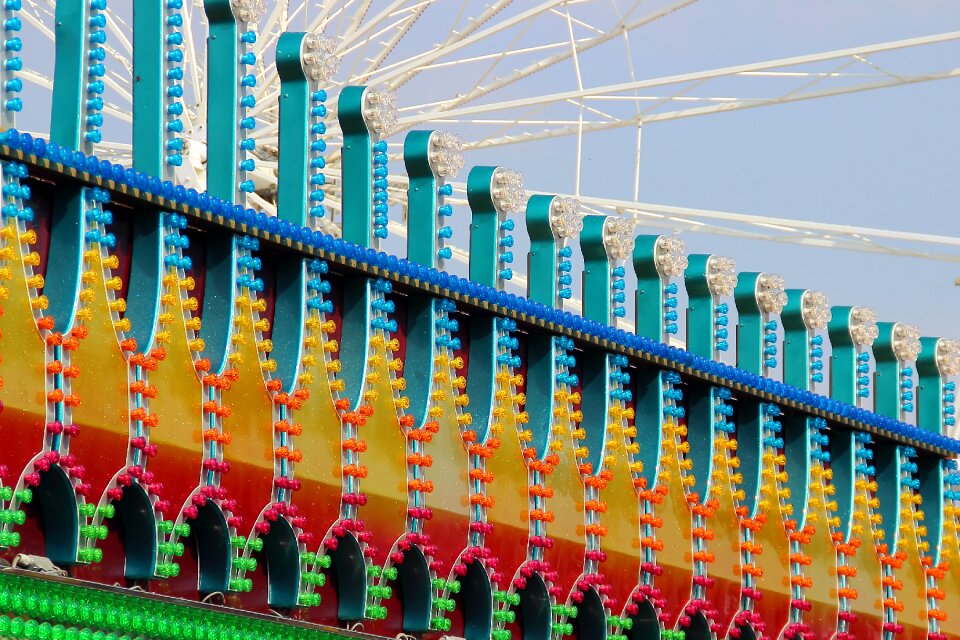 Pattern colorful folk festival
