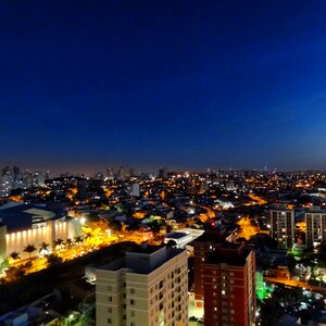 Blue sky night