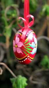 Easter eggs tree decorations colorful