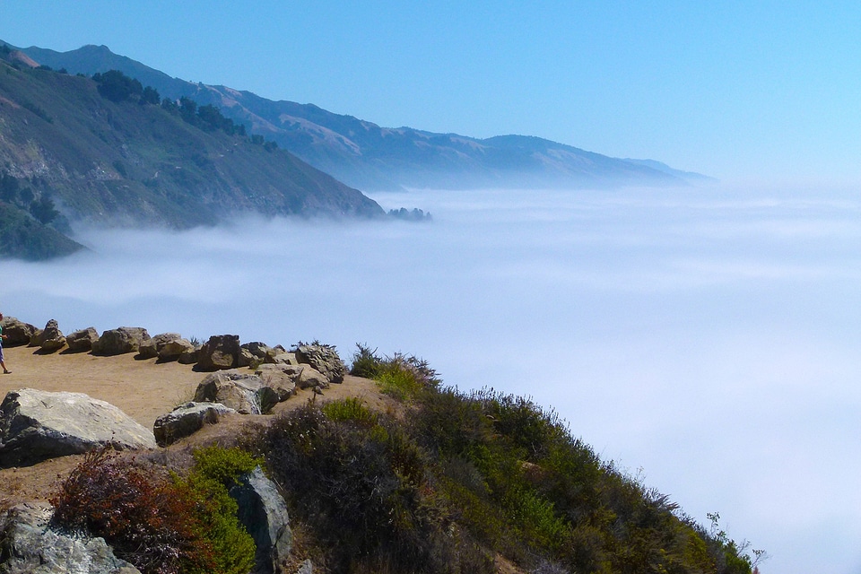 Fog landscape nature