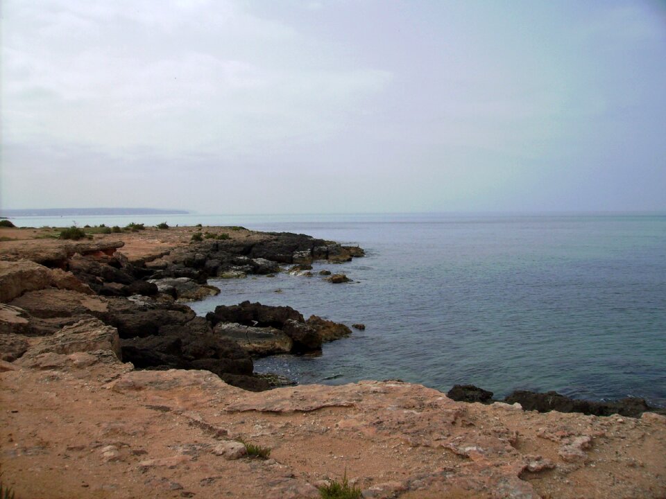 Rock landscape island
