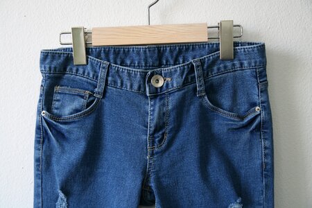 Jeans detail bonded