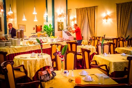 Dining elegant food