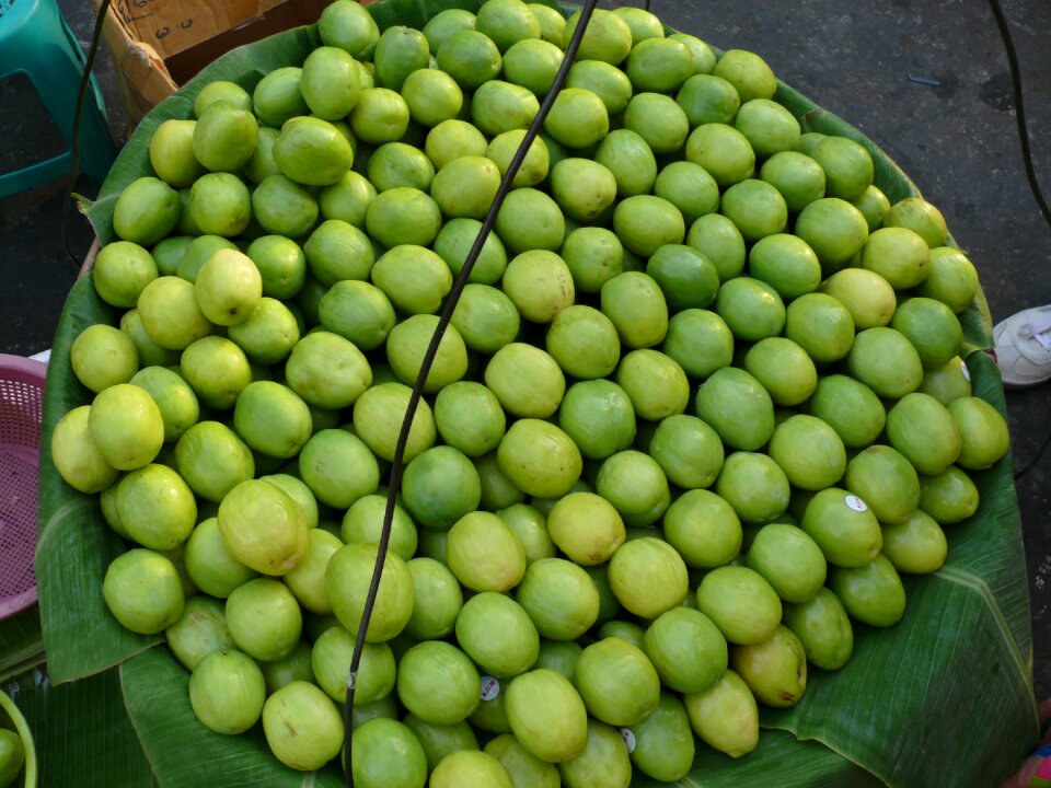 Yangon market fruits