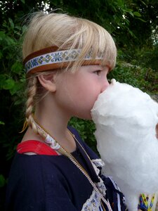 Cotton candy blond child