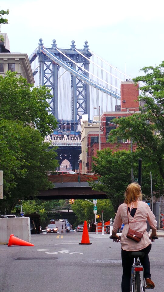 Cycling new york brooklyn bridge