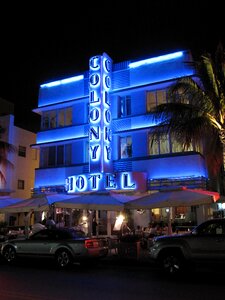 Miami beach florida hotel colony photo