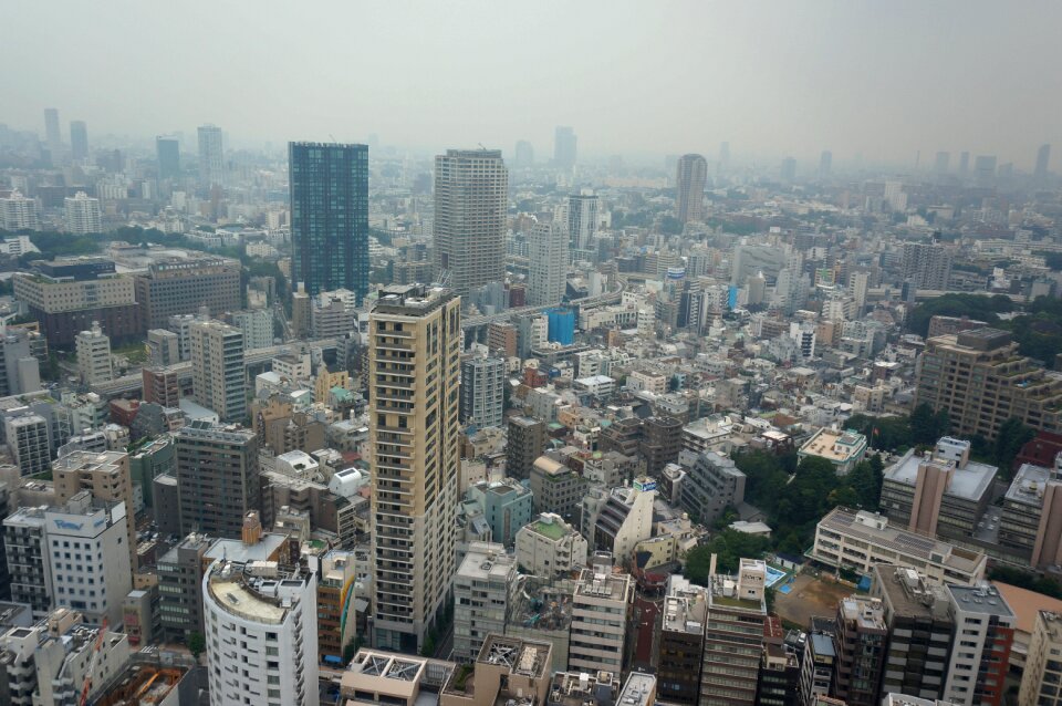 City skyline tokyo