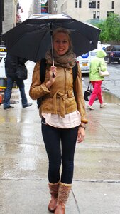 Umbrella hiking new york photo