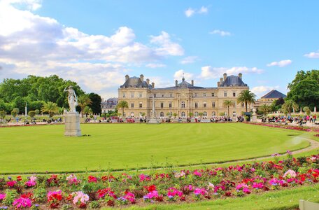 Sky clouds jardin du