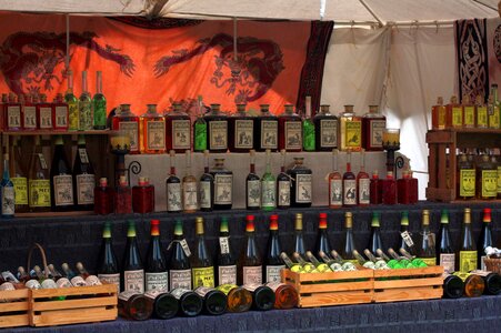 Wines wine stand liqueur