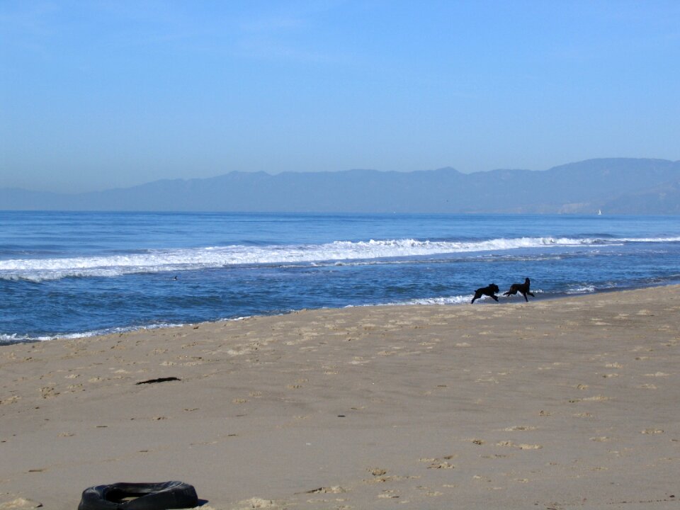 Wave mountains distance